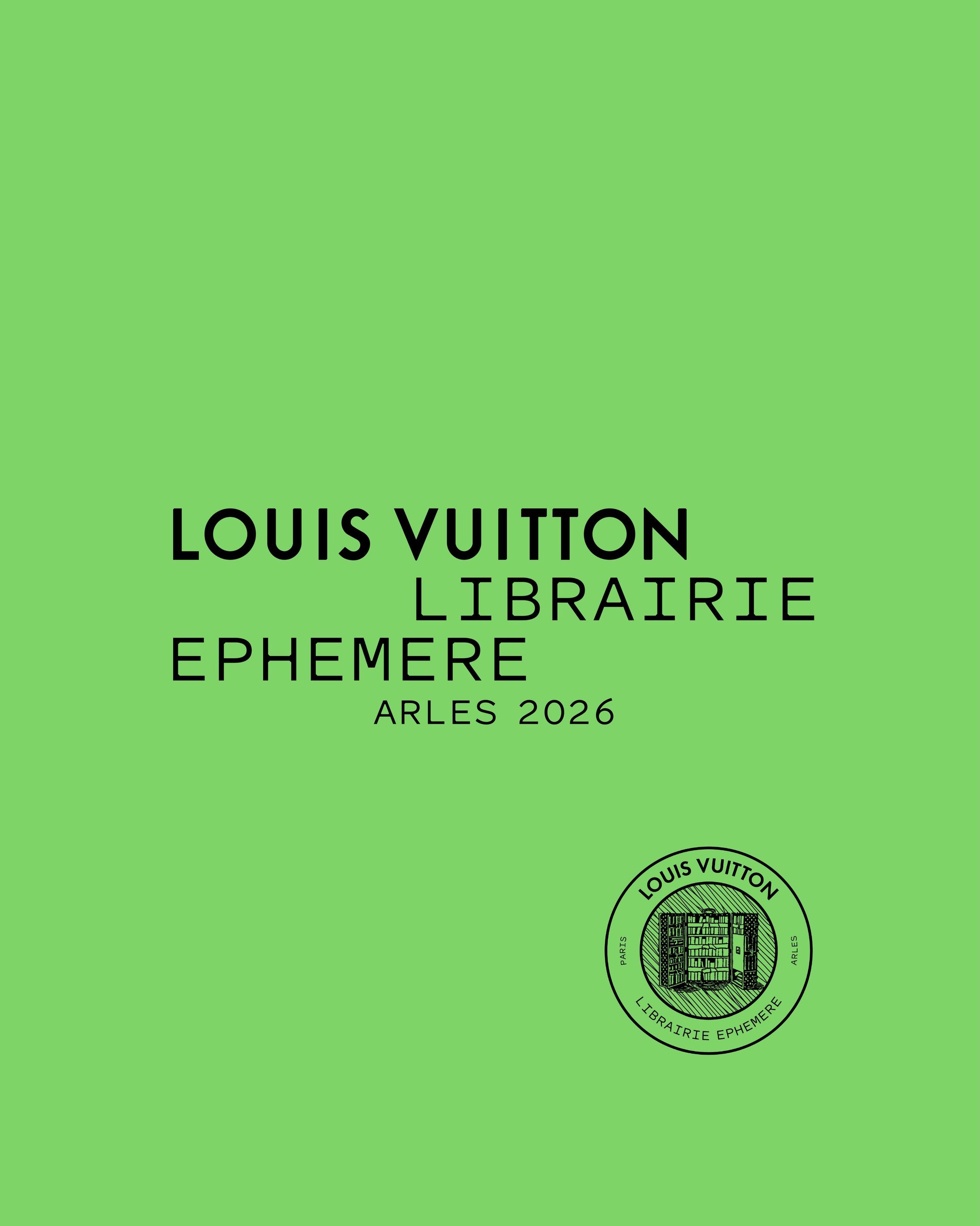Louis vuitton, librairie éphémère